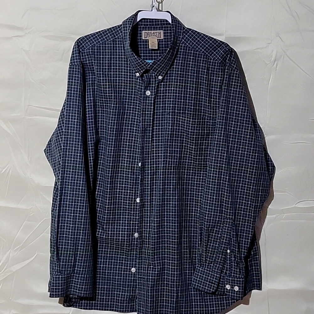 Mens 2xl duluth trading post dress shirt